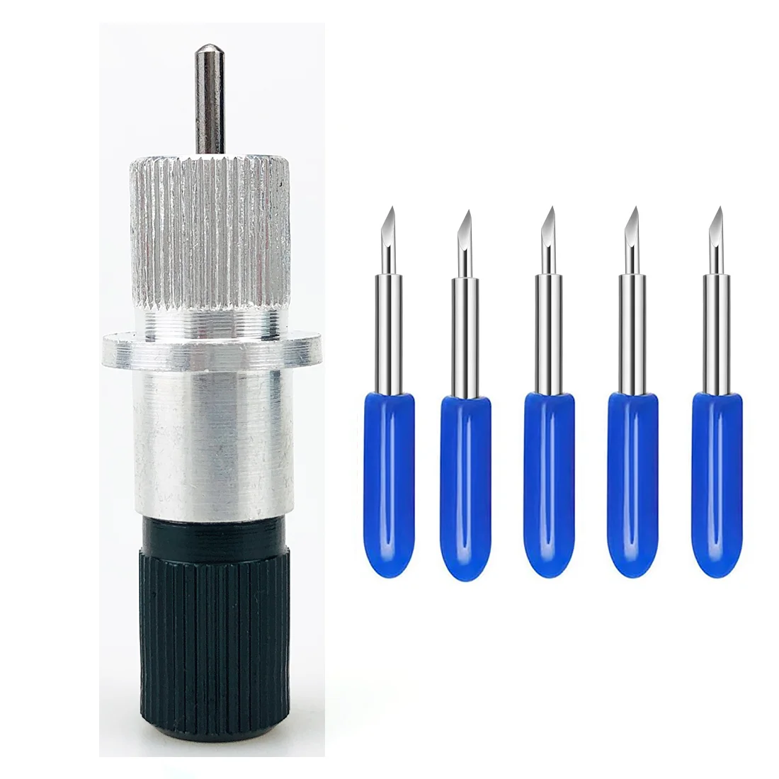 

5pcs 60 Degree Plotter Blade Vinyl Cutter Knife for Roland + 1pc Blade Holder