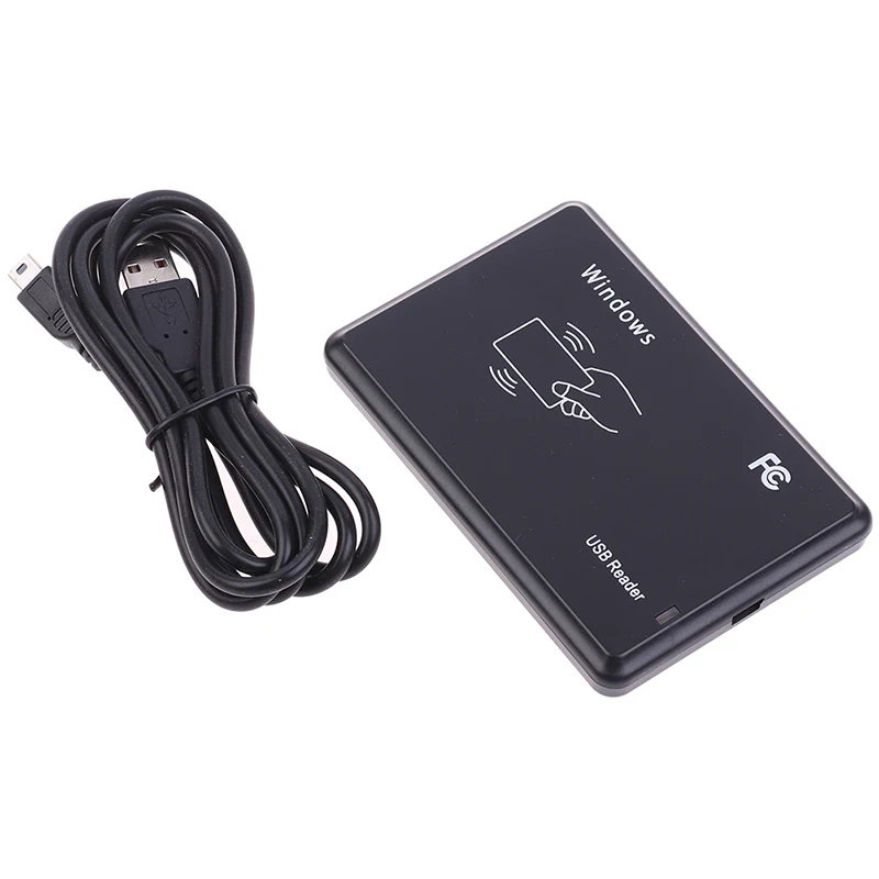 RFID Reader USB Port EM4100 TK4100 125khz ID Contactless Sensitivity Smart Card Support Window System/Linux