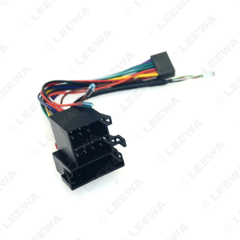 LEEWA Car 16pin Wiring Harness USB Adapter For Hyundai Verna/Accent/Forte/Cerato/Sorento/Sportage/Soul Stereo Installation