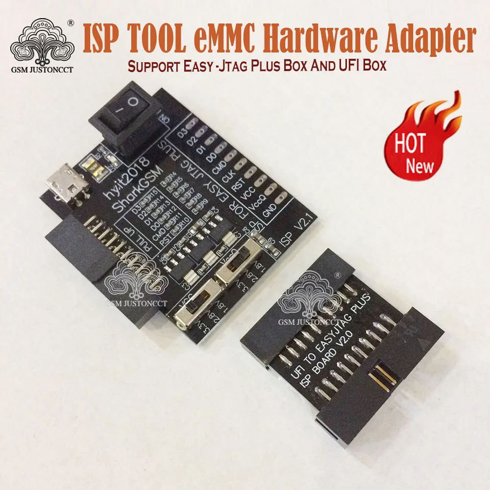 2024 New ISP TOOL eMMC Hardware support easy -jtag Plus Box and UFi Box