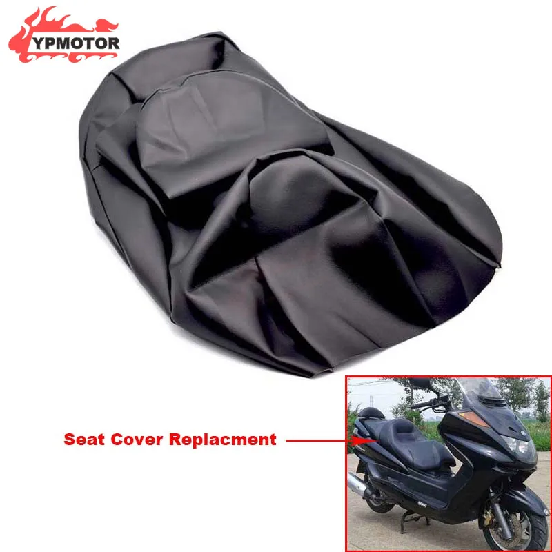 

YP 250 New Models Thick Black PU Leather Scooter Bike Motorcycle Seat Cover Cushion Waterproof For YAMAHA Majesty YP250