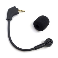 1Pc Replacement Gaming Headphones Mic 3.5mm Microphone for Hyper X Cloud 2 II/Hyper X Cloud Sliver Gaming Headset