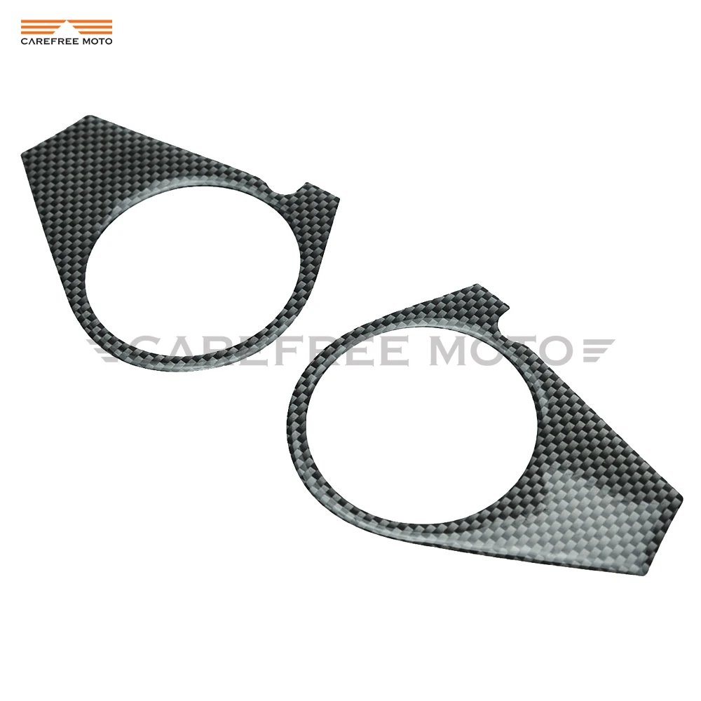 1 Pcs Carbon Fiber Pattern Top Triple Clamp Yoke Motorcycle Sticker case for KAWASAKI ZX-10R ZX 10R 2006 2007