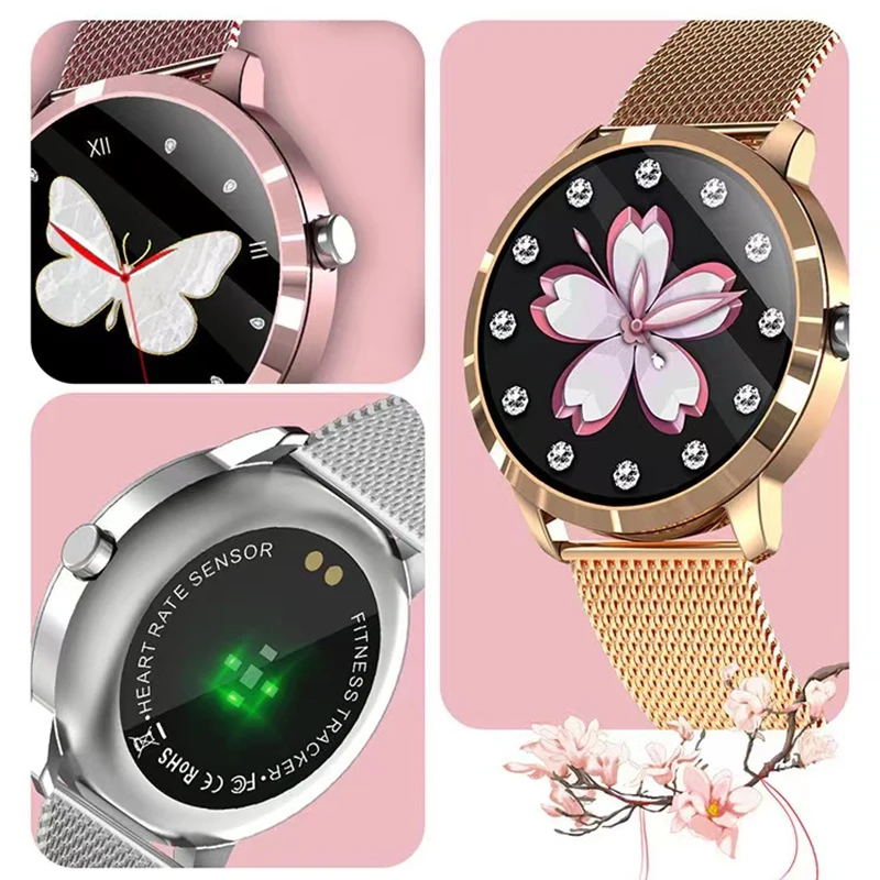 Reloj inteligente deportivo para mujer, smartwatch resistente al agua con control del ritmo cardíaco y música, para Xiaomi, Huawei e Ios, 2022