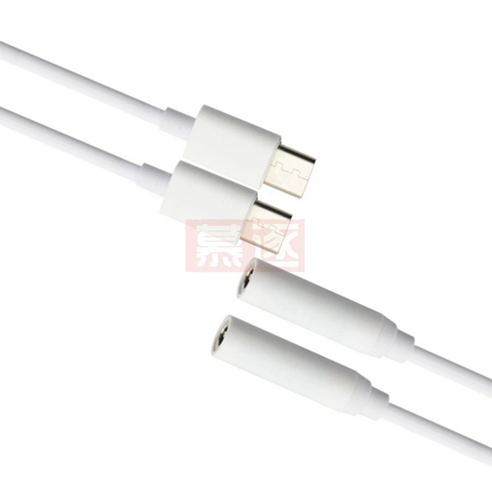 Type-C to 3.5mm Earphone cable Adapter usb 3.1 Type C USB-C male to 3.5 AUX audio female Jack for mobile phone