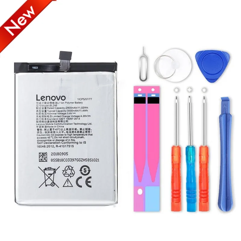 High Quality BL246 Battery For Lenovo VIBE Shot Z90 Z90-7 Z90-3 z90a40 3000mAh