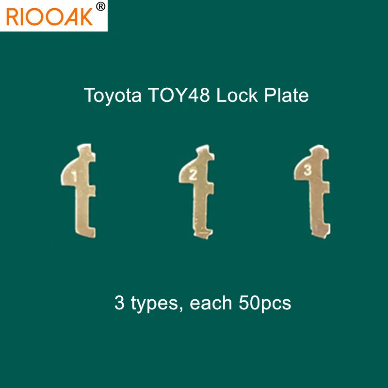 150 stks/partij TOY48 Auto Lock Riet Plaat Voor Toyota Autoslot Reparatie Kit Accessoires met 10 stks + Lente slotenmaker Levert