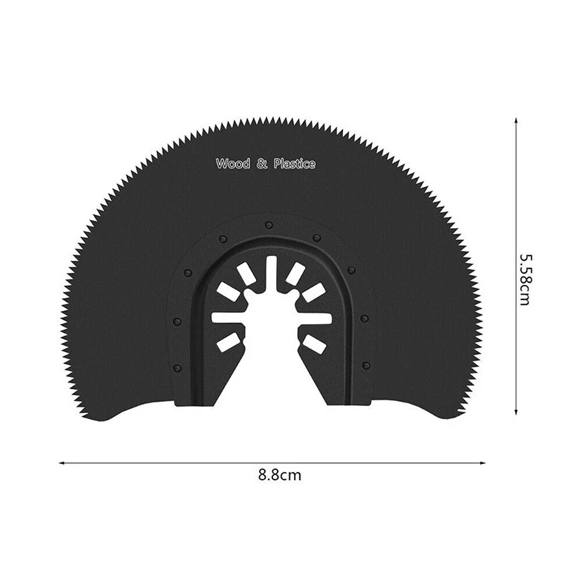 5 pz/set lame per utensili oscillanti da 88mm lame multiutensile a sgancio rapido lame per seghe oscillanti universali per legno plastica metallo