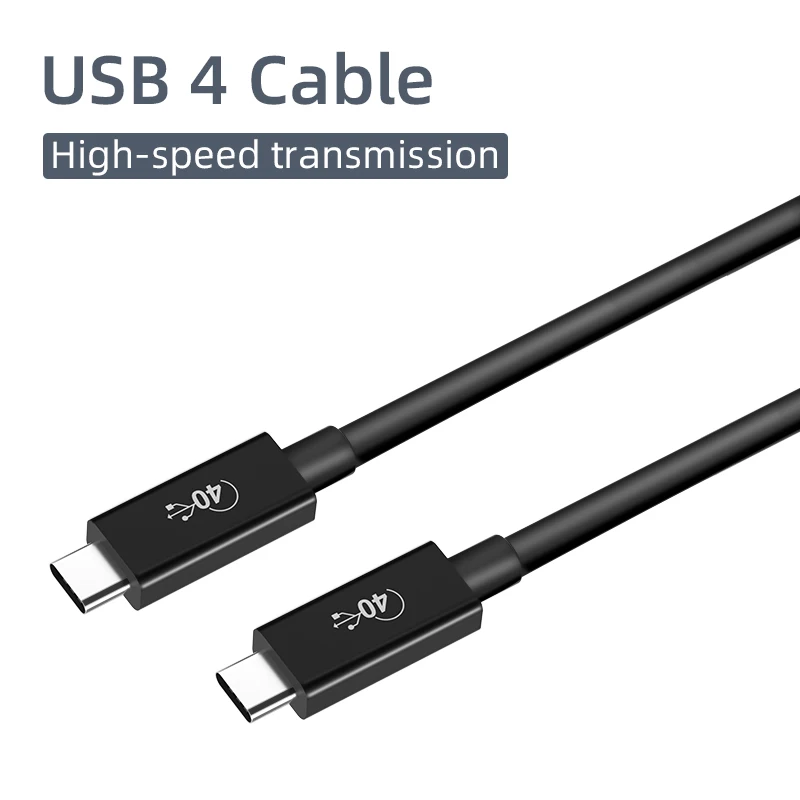 USB4 kablosu 8K HD tip c USB C PD100W 5A Thunderbolt 3 ile uyumlu tüm USB bağlantı noktası 40Gbps