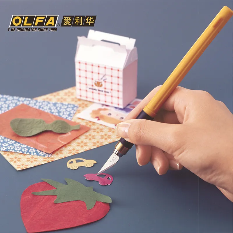 OLFA AK-4 JAPAN Cutter Art Knife PRO Cutters with 4 Blades KB4-S / KB4-R / KB4-F Stainless Steel Blade