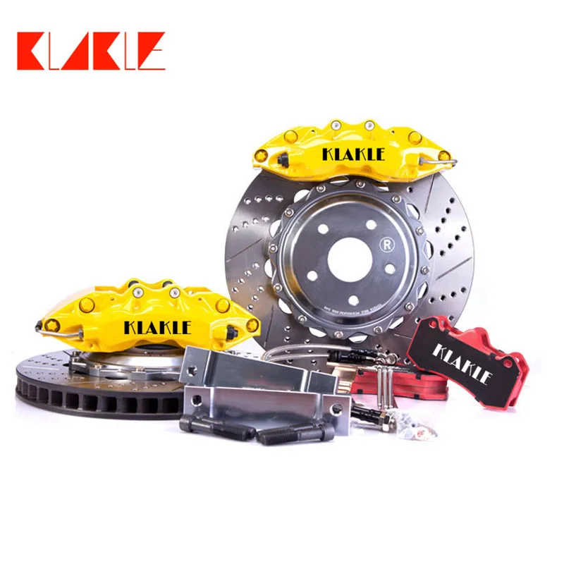 KLAKLE Brake System 9040 Brake Caliper Kit 18 Inches Front Wheel For BMW E46 2002