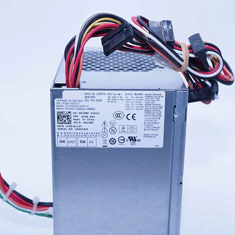 جديد الأصلي امدادات الطاقة لديل Optiplex 380 755 305W L305P-01 L305P-03 L305P-00 N305P-06 AC305AM-00 H305P-02 N305P-02