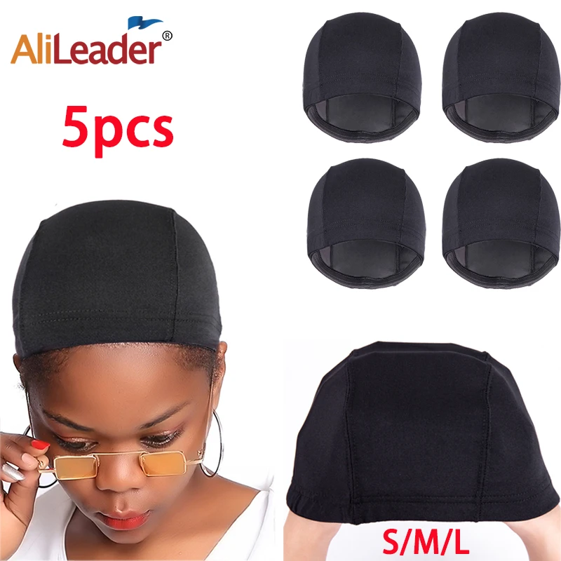 5Pcs/Lot Mesh Dome Wig Cap Ventilated Wig Cap S/M/L Wig Net Cap Weaving Caps Glueless Spandex Wig Cap Hair Net Weaveing Caps