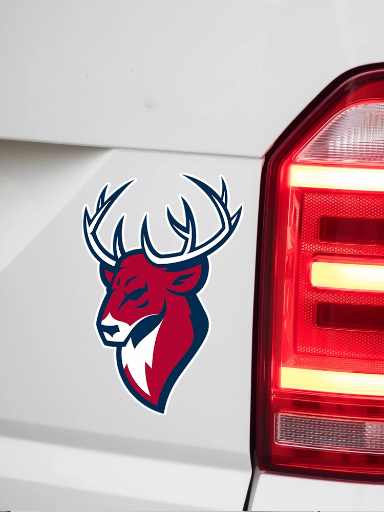 A0328# 13cm/17cm Self-Adhesive Decal For Deer Car Sticker Waterproof Auto Decors on Bumper Rear Window Laptop