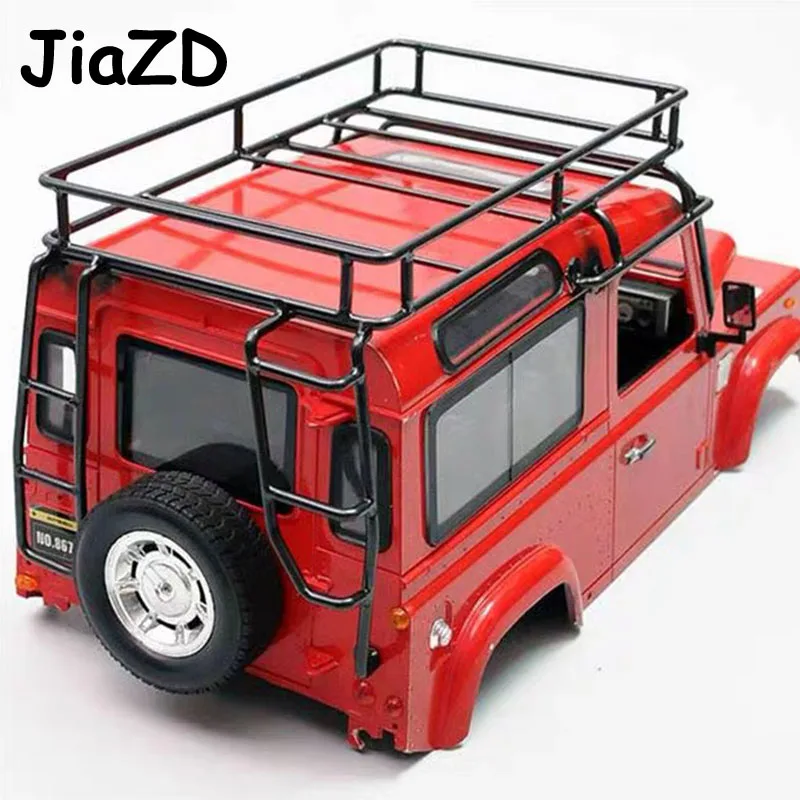 RC Car Truck Parts Metal Roof Luggage Rack Carrier for RC Car 1/10 AXIAL SCX10 JEEP Wrangler JK Off-Road RC Crawler Car