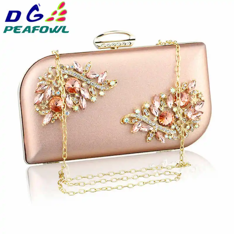 

New fashion Sequined Scrub Clutch Women's Evening Bags Bling Day diamond Clutches Gold Wedding Purse Female Handbag