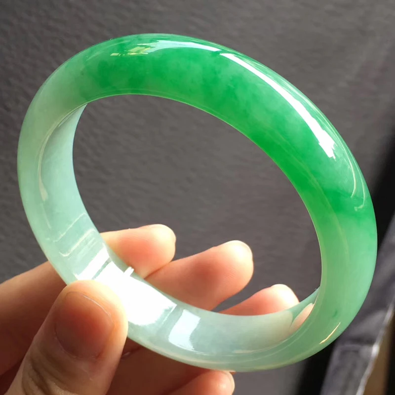 

Zheru ювелирное изделие из натуральной Бирмы jadeite 54-64 мм зеленый браслет элегантное ювелирное изделие принцессы лучший подарок