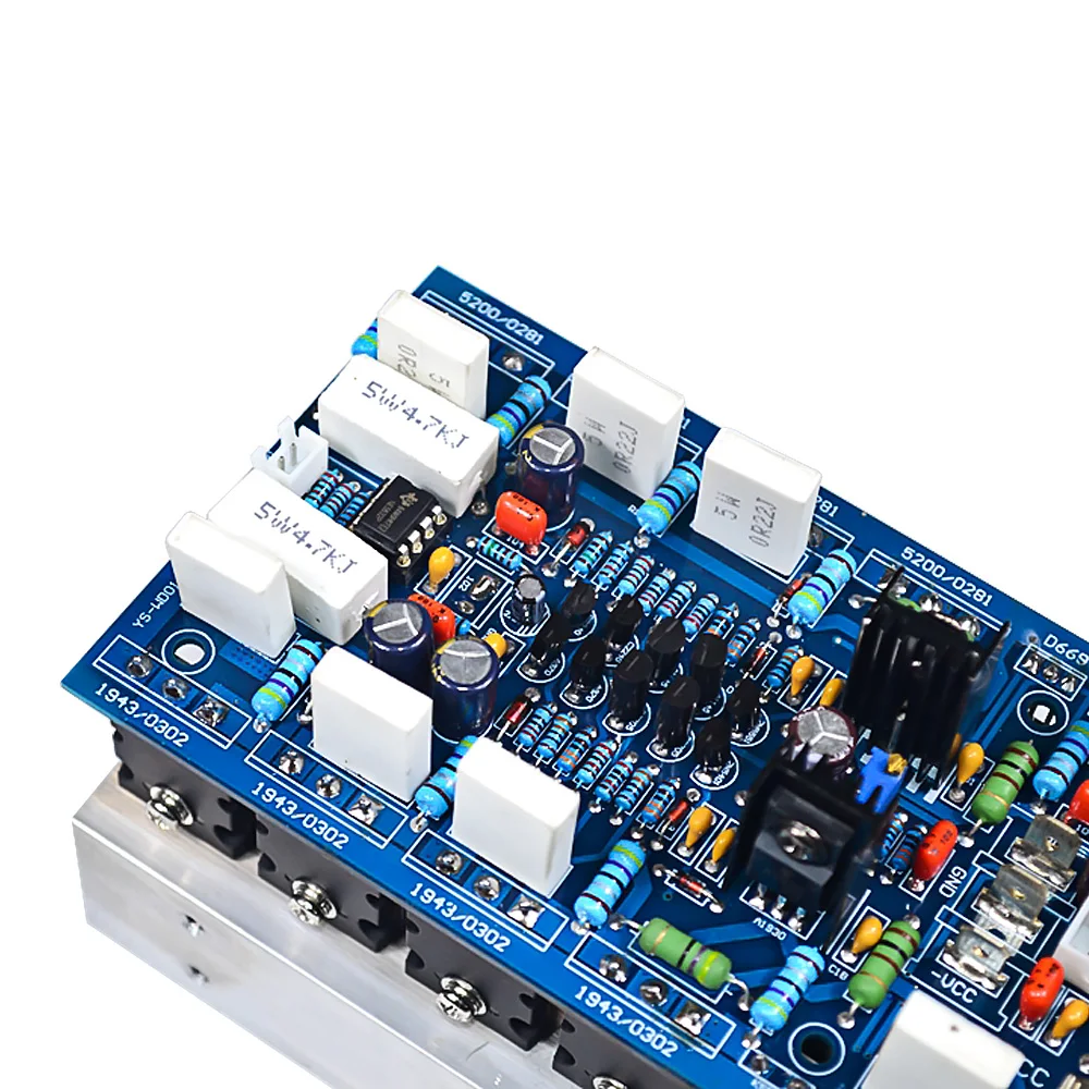 AIYIMA 1000W High Power Mono Channel Amplifier Board Professional Stage AMP Board With 5200 1943 Tubes For Sound Amplifiers DIY