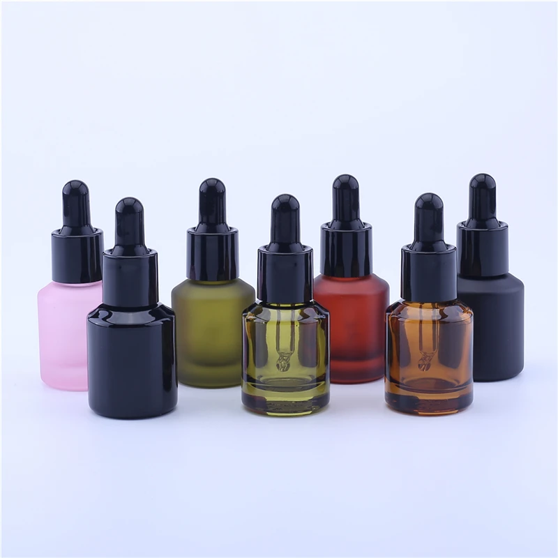 

15ml Glass Dropper Bottle (500pcs-pack) Refillable Glass Bottles for Essential Oils, Cosmetics, and Cooking in 7 colors