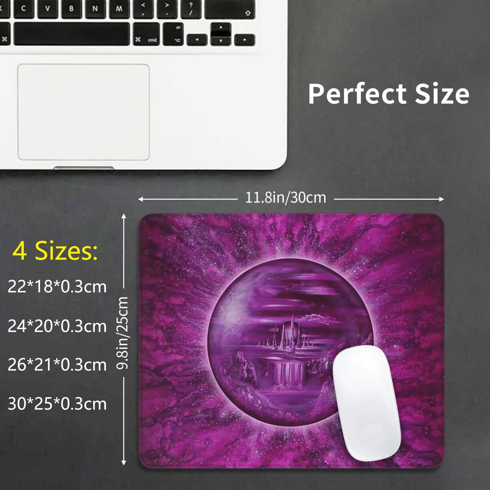 

The World 2 коврик для мыши DIY Print World Magic Amazing Natural Buterfly Light Esoteric