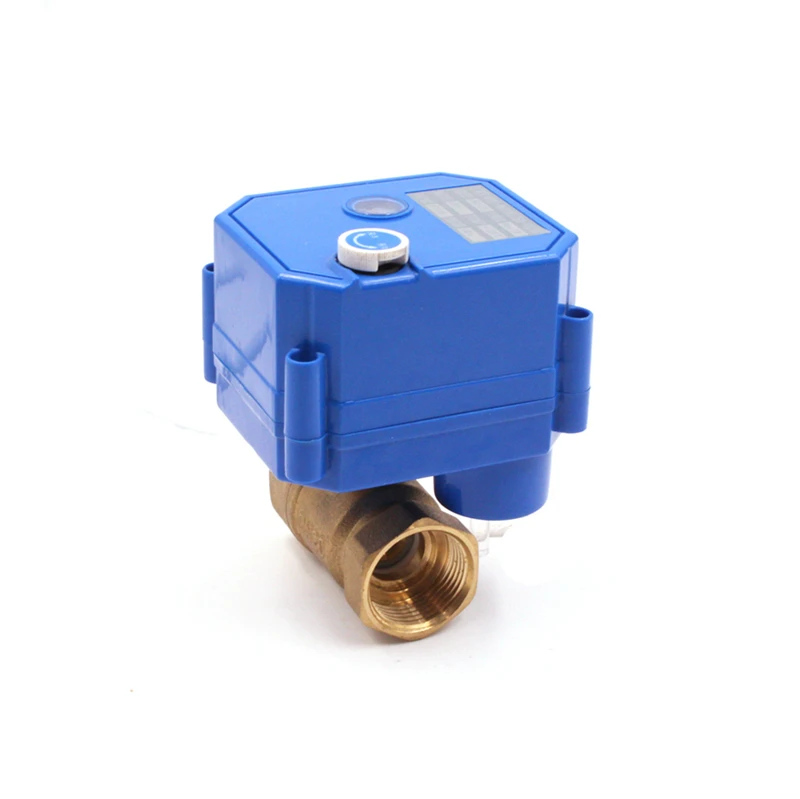 Ручной работы CWX-25S dn15 двухсторонний латунный автоматический моторный двигатель электрический водяной клапан 12В 24В DC