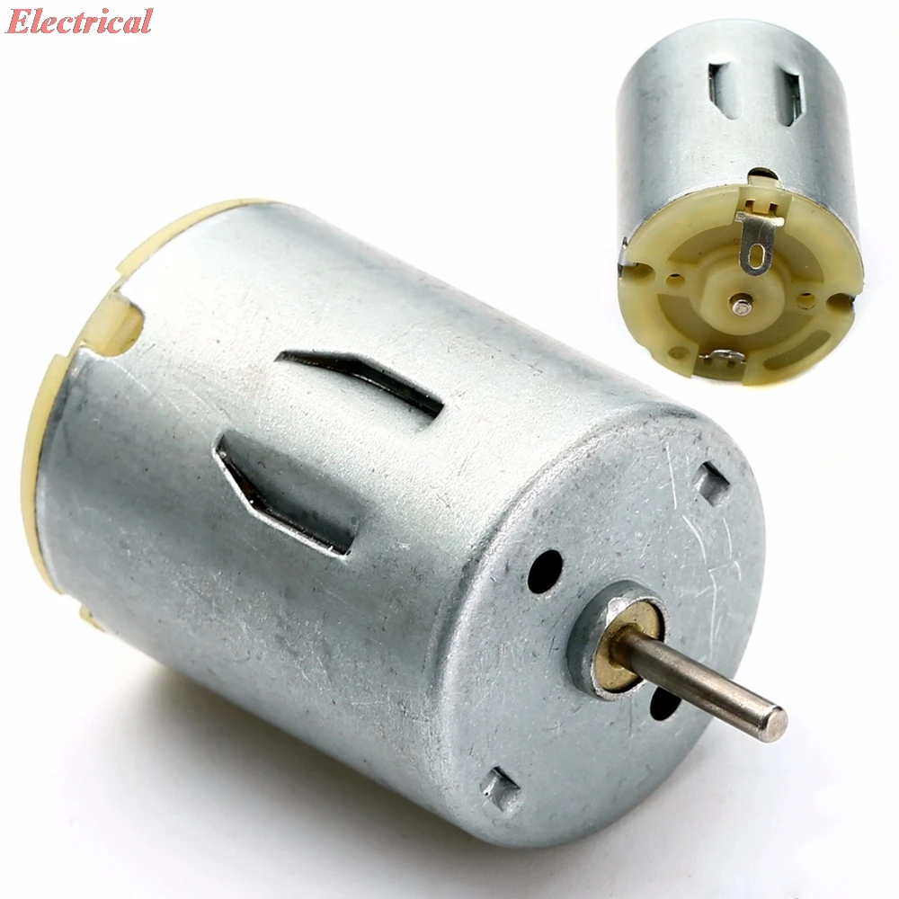 1PC Mini R280 Carbon Brush DC Motor High Speed Strong Magnetic Toy Boat Plane Car Model DIY Micro Motor DC 3-12V 5000-15000RPM