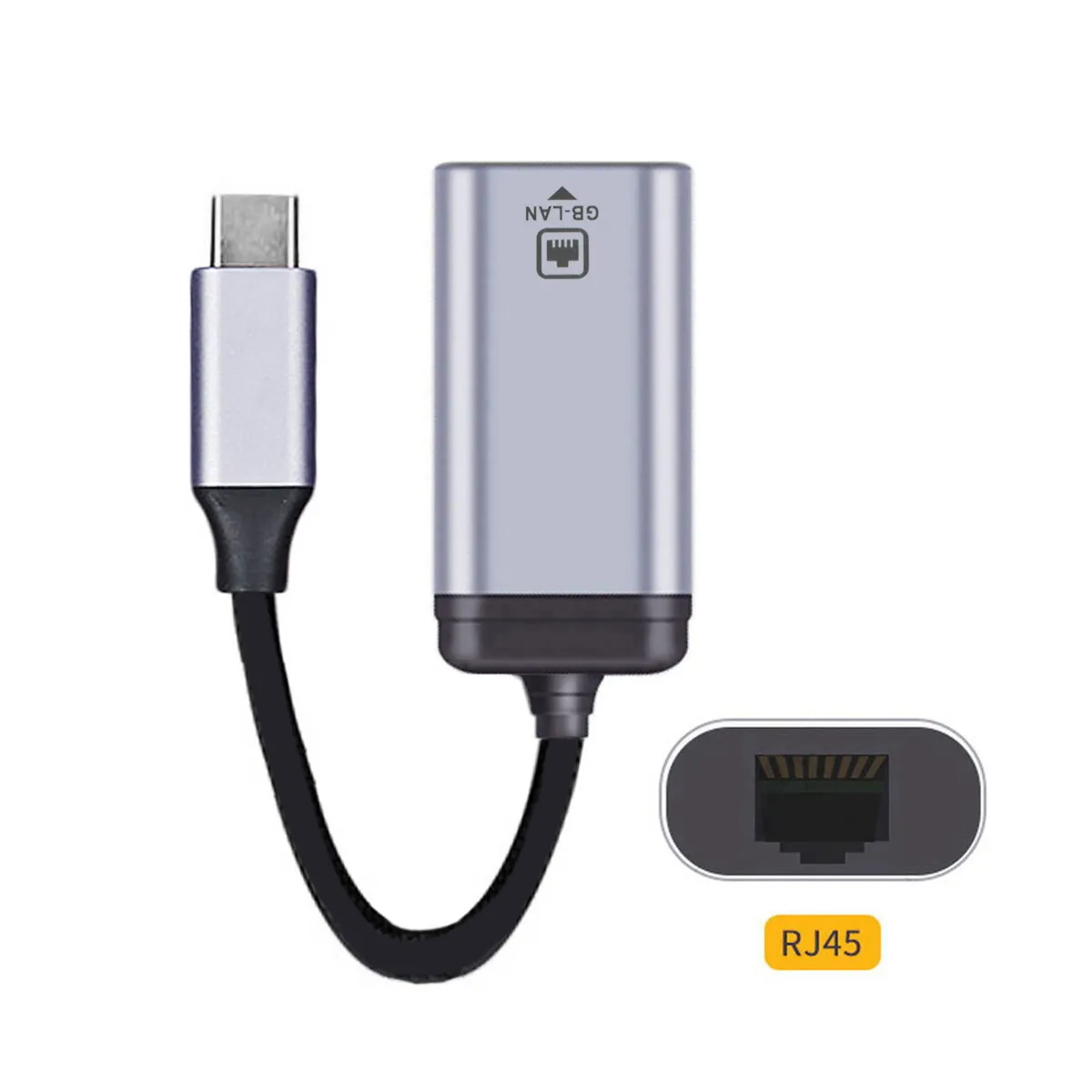 

Ethernet-Кабель-адаптер для ноутбука, USB Type-C, USB 1000 до Мбит/с