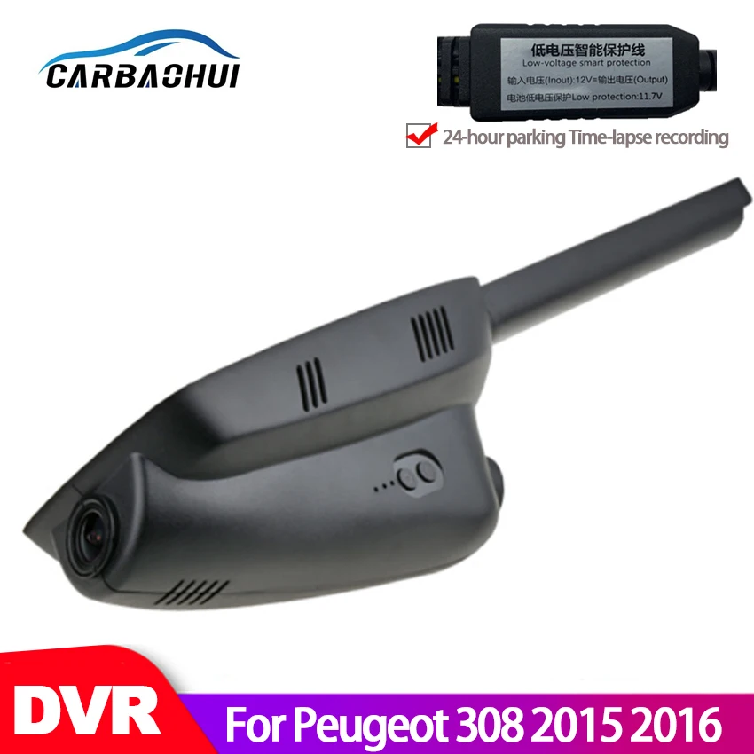 

Car DVR Wifi Video Recorder Dash Cam Camera For Peugeot 2008 3008 4008 Universal Model high quality Night vision full hd CCD