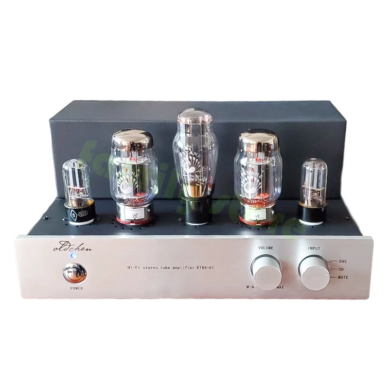 quality KT88-K1 Vacuum Integrated Tube Amplifier Stereo Single-ended Class A tube power amplifier，2.0 Channel Power Amplifier15W