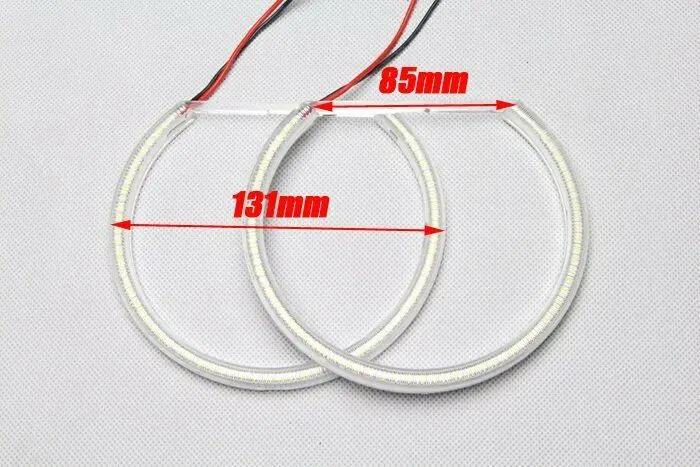 4pcs Led Angel Eyes White Halo Rings Error Free for BMW E36 E38 E39 E46 Light Kits