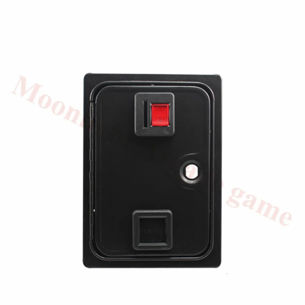 American style single Arcade Coin Door With Quarter Acceptor and door lock For MAME or Arcade Replacement Iron Door Construction