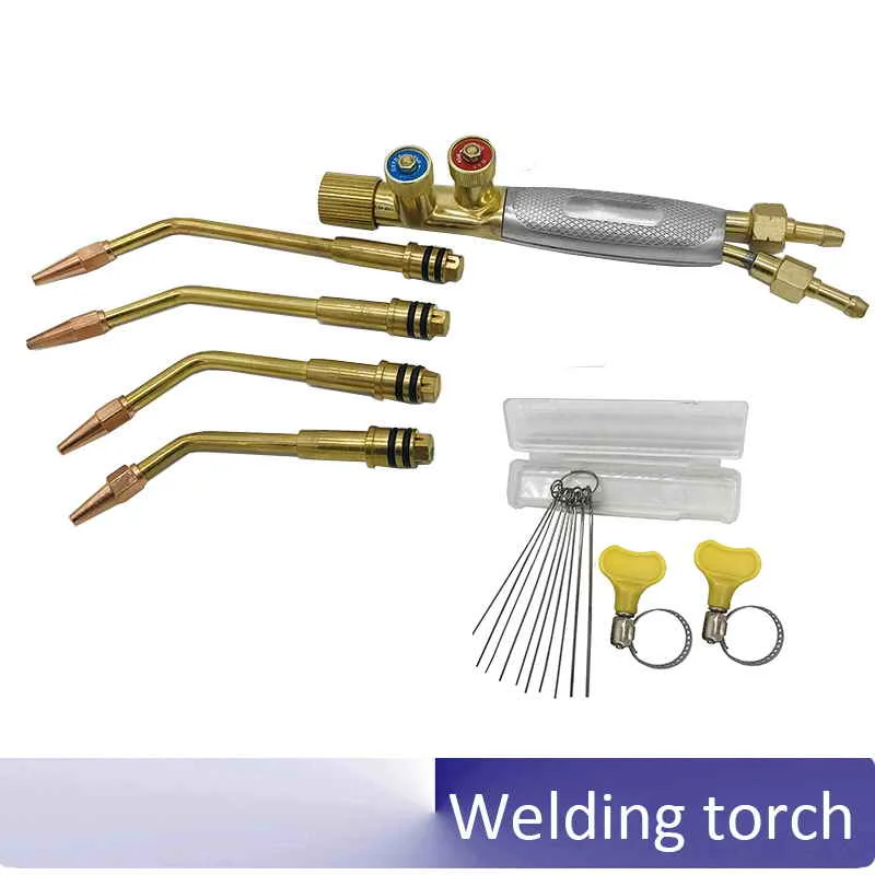 High-grade welding torch Japanese type Jet torch Gas welding tools Oxygen acetylene Portable propane welding gun