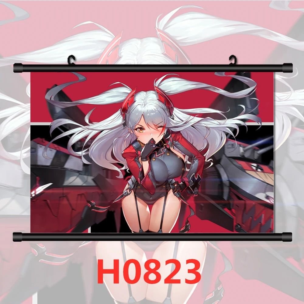 Azur Lane Prinz Eugen Anime Manga HD Print Wall Poster Anime Posters Canvas Painting Wall Decor Wall Art Picture Home Decor