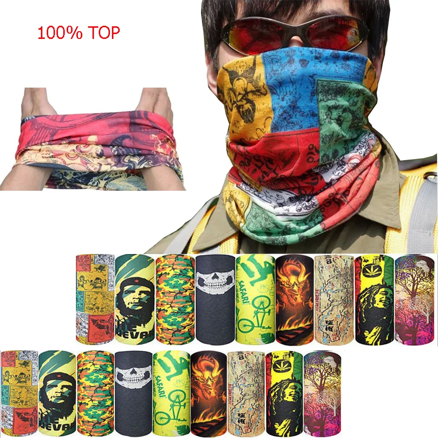 Cycling Bike Bicycle scooter Riding Scarf Variety Magic Headband Veil HeadScarf Scarves Face Mesh skull Bandanas Mask Warmer