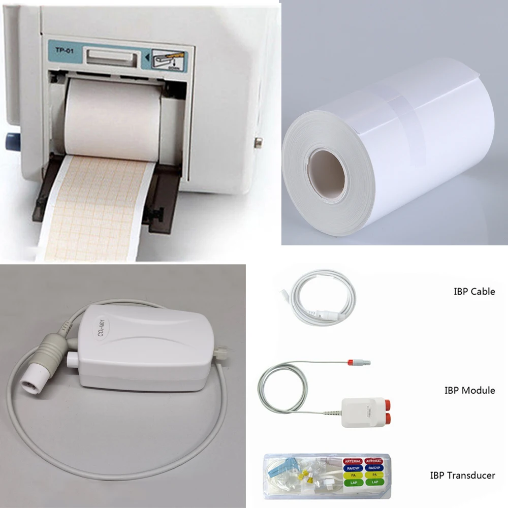 CONTEC Patient Monitor Thermal Printer Recording Paper ETCO2 Capnography Invasive Blood Pressure IBP Module CMS8000 CMS7000 6000