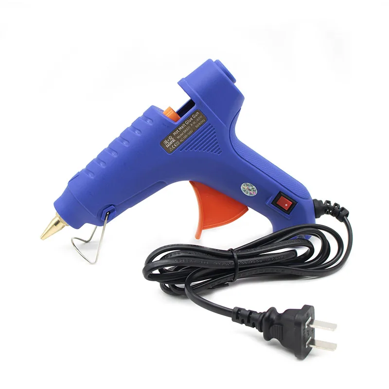 Hot Glue Gun 60W Small Diameter 1mm Copper Nozzle Hot Melt  Gun Small Aperture Household Manual Hot  Gun Glue Stick DIY Glue Gun