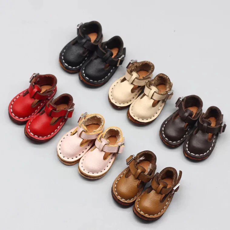 New Monst savage baby doll shoes holala hot rubber doll leather buckle shoes