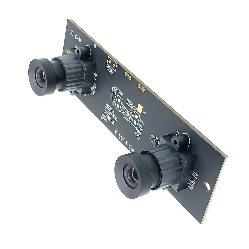 Non Distortion HD Flexible Synchronization Stereo Webcam MJPEG 30FPS USB Camera Module for 3D Video VR Virtual Reality