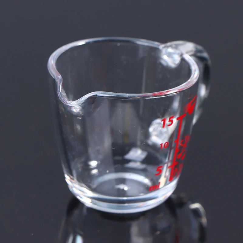 

New Arrival Doll House 15ml Plastic Measuring Cup Scale Cup Laboratory MIni Measuring Cup