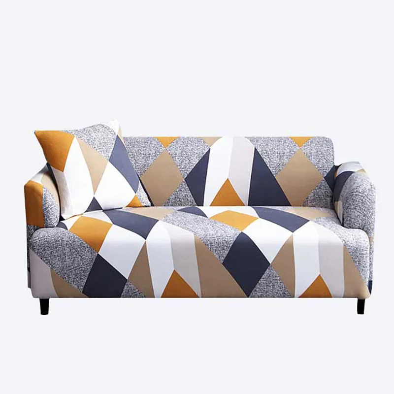 Meijuner Geometrische Elastische Sofa Cover Stretch Sofa Cover Voor Woonkamer Sofa Cover L-Vormige Fauteuil Cover 1/2/3/4 Seat MJ438