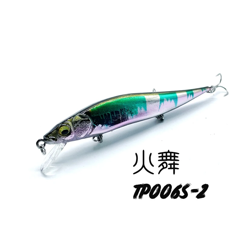 THRITOP Fishing Lure 95MM 10.5G High Quality Suspending Minnow 5 Colors For Optional TP006 Hard Bait Floating Fishing Tackles