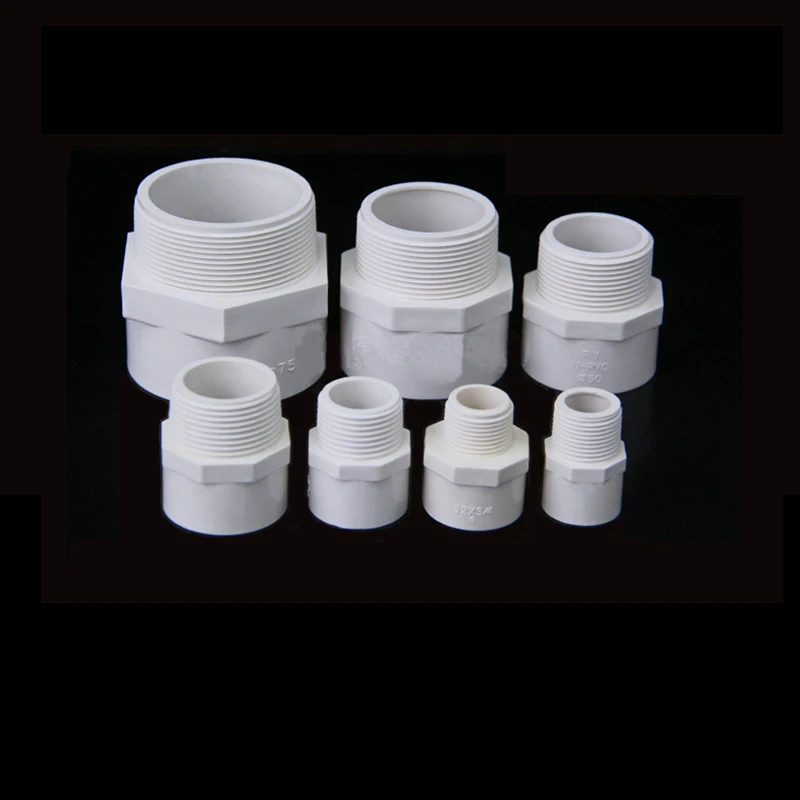 PVC Pipe Fitting - Male Thread Socket 20,25,32,40,50,63,75,90,110mm x BSP 1/2