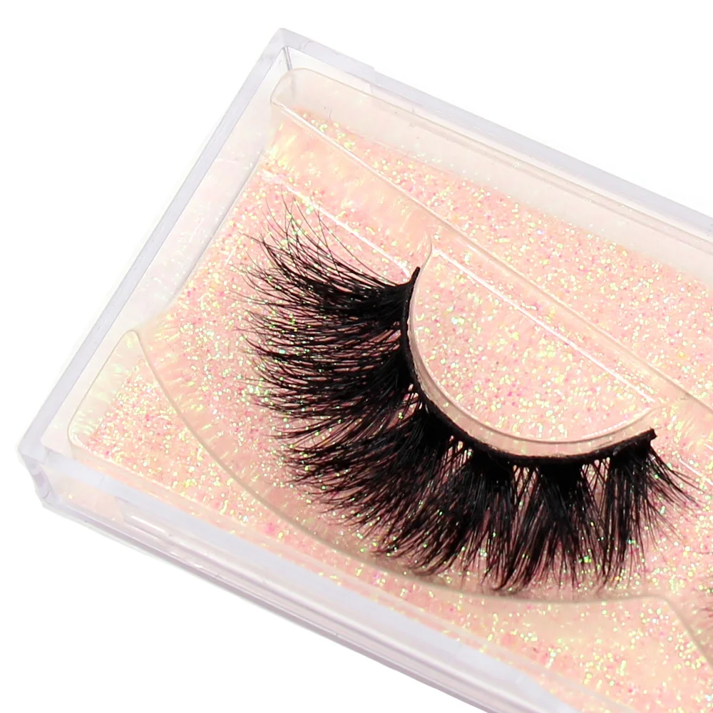 Luxuriöse Nerz-Kunstwimpern Voluminöse Wispy Strip Lashes Natürlicher Look Weich Bequem zu Tragen Wiederverwendbare Künstliche Wimpern Make-up Schönheit – Detail 31