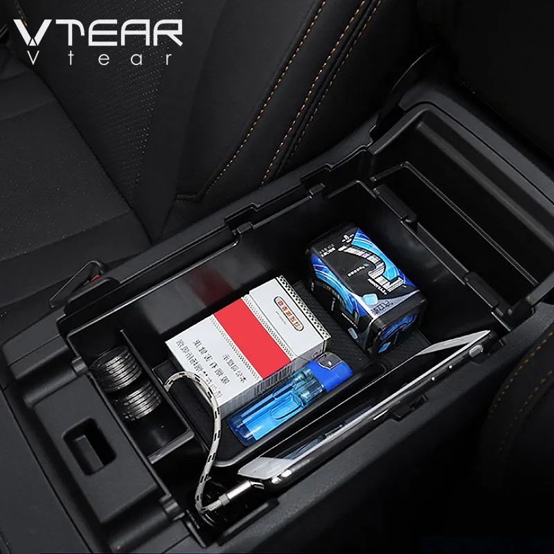 

Vtear Car Armrest Storage Box Central Bin Tray Holder Pallet Stowing Tidying Center Console Decoration Accessories For Subaru XV