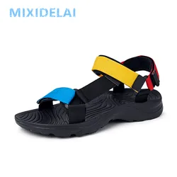 2024 nuevas sandalias para hombre, chanclas antideslizantes de verano, zapatillas de playa al aire libre de alta calidad, zapatos casuales, zapatos baratos para hombre, zapatos de agua