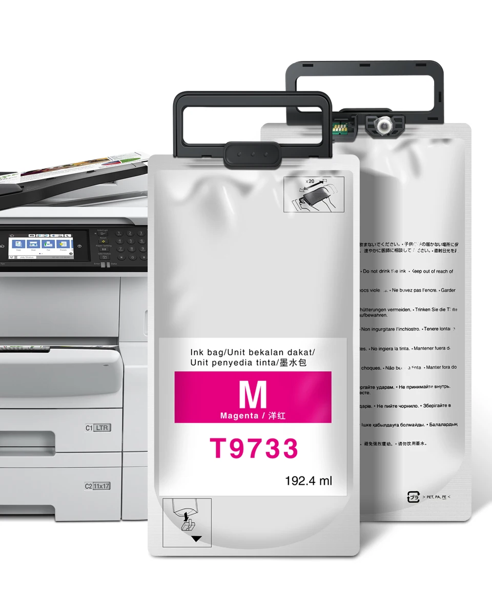 T9731 T9732 T9733 T9734 خرطوشة حقيبة الحبر المتوافقة للطابعة Epson WF-C869Ra WF-C869 C869RD3TWFC C860 C869DRTWF C869RDTWFC