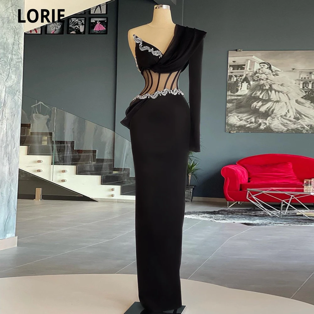 LORIE-Robe de Soirée de Mariage Sirène, Col Transparent, Robe de Bal, Citroperlée, Formelle, Gala, Quelle que soit la Robe Éducative, Mode 2021