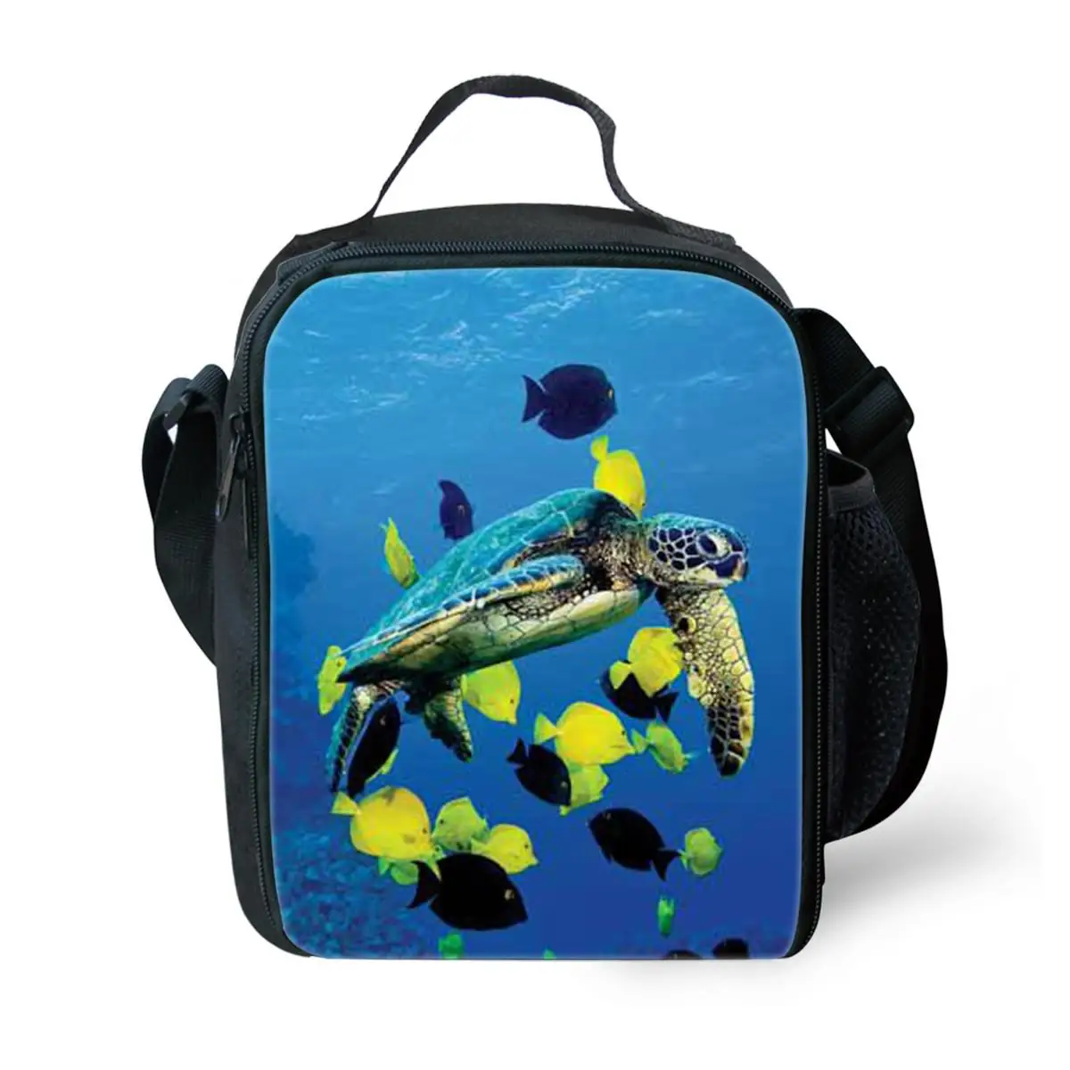 

Pretty Sea Turtle and Clownfish 3D Print Lunch Bags for Women Personalized Pattern Lunchbag Children Food Box Lancheira