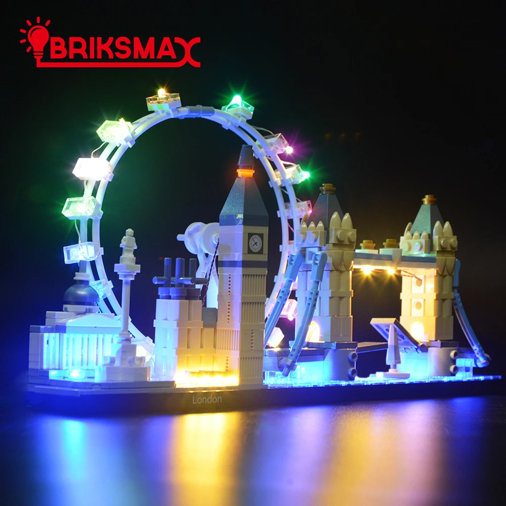 Briksmax led light up kit para 21034 londres blocos de construção conjunto (para não incluir o modelo) brinquedos para crianças