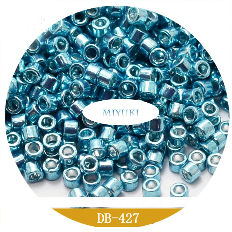 Miyuki  Imported From Japan Lucky DB11/0 Metallic Series1.6mm Delica Beads 10G Pack  Glass Beads